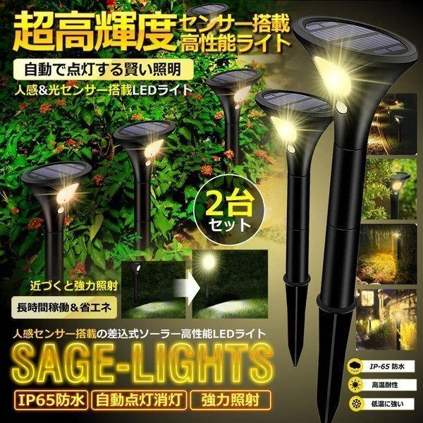 屋外用ソーラーセンサーライトLED照明・金属製・IP68防水・耐圧20トン 屋外用ソーラーセンサーライトLED照明・金属製・IP68防水・耐圧20トン