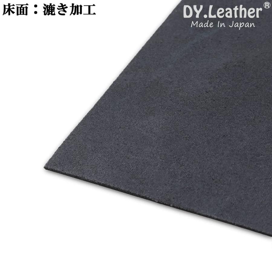 【DY.Leather】ヌメ革【A4size|ブラック|1.0mm厚|革質6】 DY.Leather 日本製 タンニンなめし レザークラフトパーツ｜shopkurestria｜05