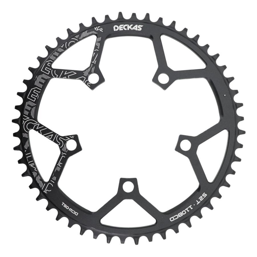 DJC バイク チェーンリング 110BCD ラウンド ロード ナロー ワイド 歯