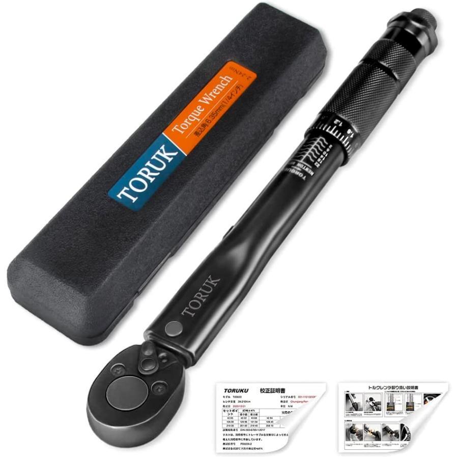 TORUK プレセット型 トルクレンチ 差込角9.5mm(3/8インチ) 2-24N・m 車 