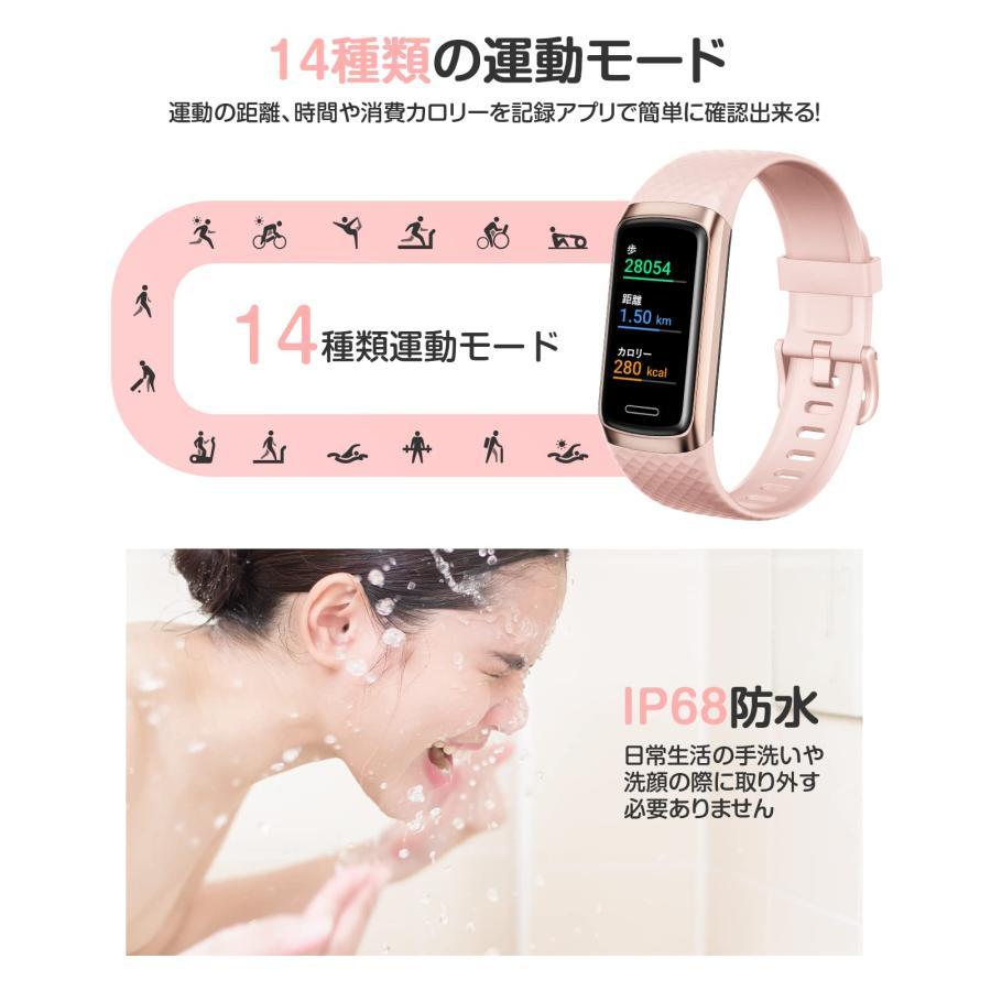 NigerNile スマートウォッチ 活動量計 2024革新モデル 14種類運動