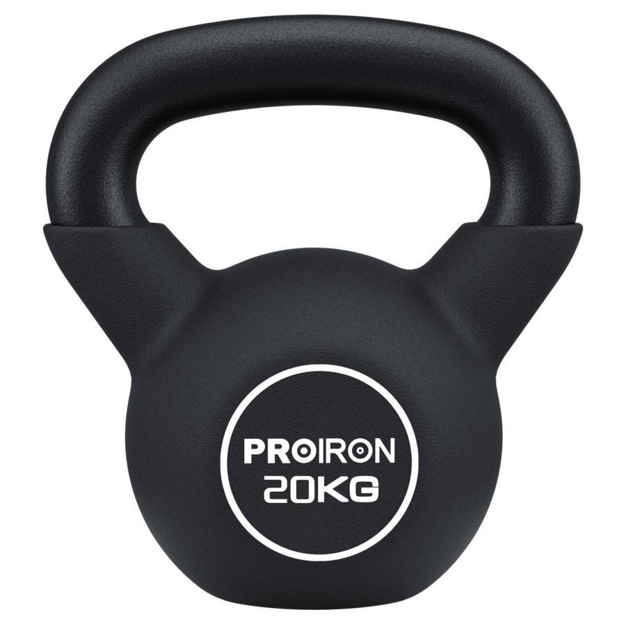 PROIRON ケトルベル ネオプレン 鉄製 20kg 20キロ一体型鋳鉄 PROIRON ケトルベル ネオプレン 鉄製 20kg 20キロ一体型鋳鉄