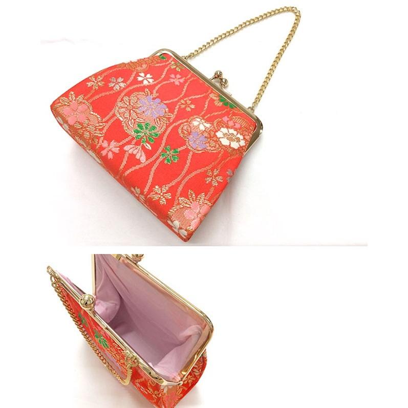 草履バッグ・はこせこセット【草履21cm】七五三 赤 朱色　132-h3589-1