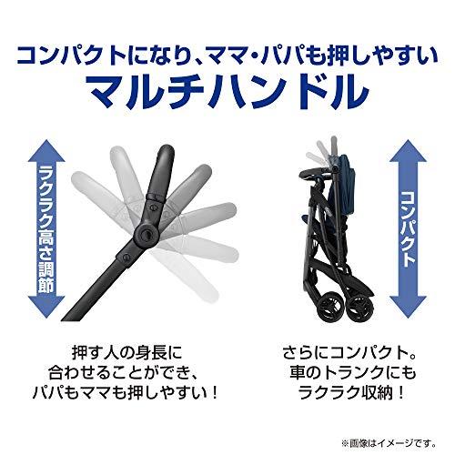GRACO (グレコ) A型ベビーカー シティスター GB 1か月~36か月まで 軽量 両対面 (ブラックウォーブン) 2120616 ブラックウォーブン GB 軽量 BK