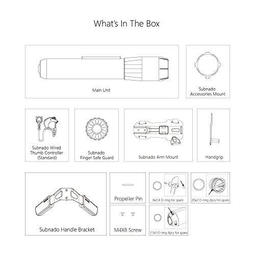 新入荷!!【日本未発売】 WAYDOO subnado (ウェイドゥ サブナード) 標準パッケージ 水中スクーター 【FKP1122012040】(40576円)