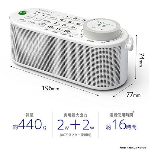 ソニー お手元テレビスピーカー テレビリモコン一体型デザイン 防滴対応 SRS-LSR100 SRS LSR100