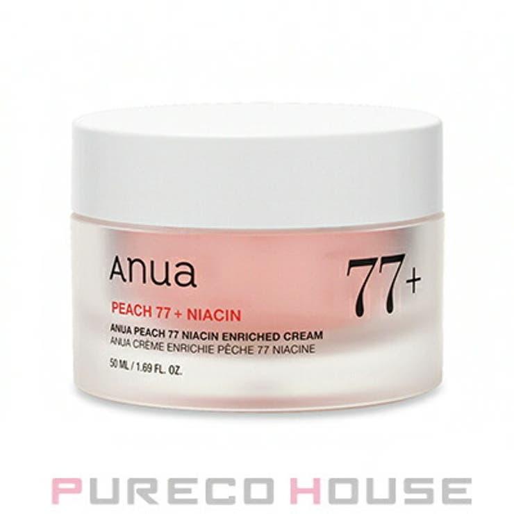Anua（アヌア） 桃 77 ナイアシン リッチ モイスチャー クリーム 50ml