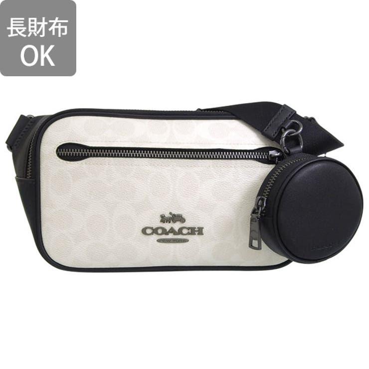 COACH コーチ バッグ メンズ ボディバッグ アウトレット ホワイト