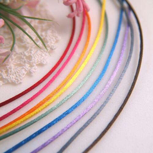 メール便 マスクストラップ フランス製 サテンコード カラフル 大人用 子供用 マスクコード マスク紐 マスクホルダー マスクチェーン 軽量 |  | 03