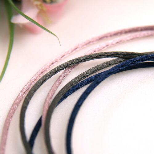 メール便 マスクストラップ フランス製 サテンコード カラフル 大人用 子供用 マスクコード マスク紐 マスクホルダー マスクチェーン 軽量 |  | 04