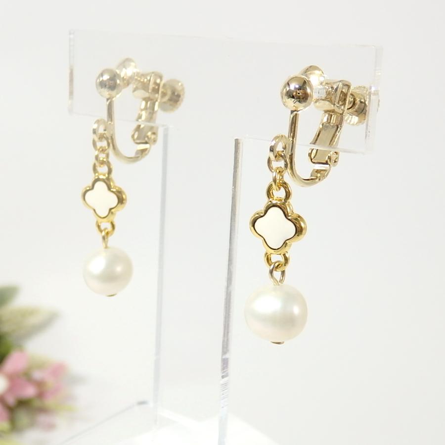 メール便 淡水真珠 プチセレブモチーフ ピアス イヤリング パール レディース チタンピアス 母の日 ギフトに プレゼントに |  | 01