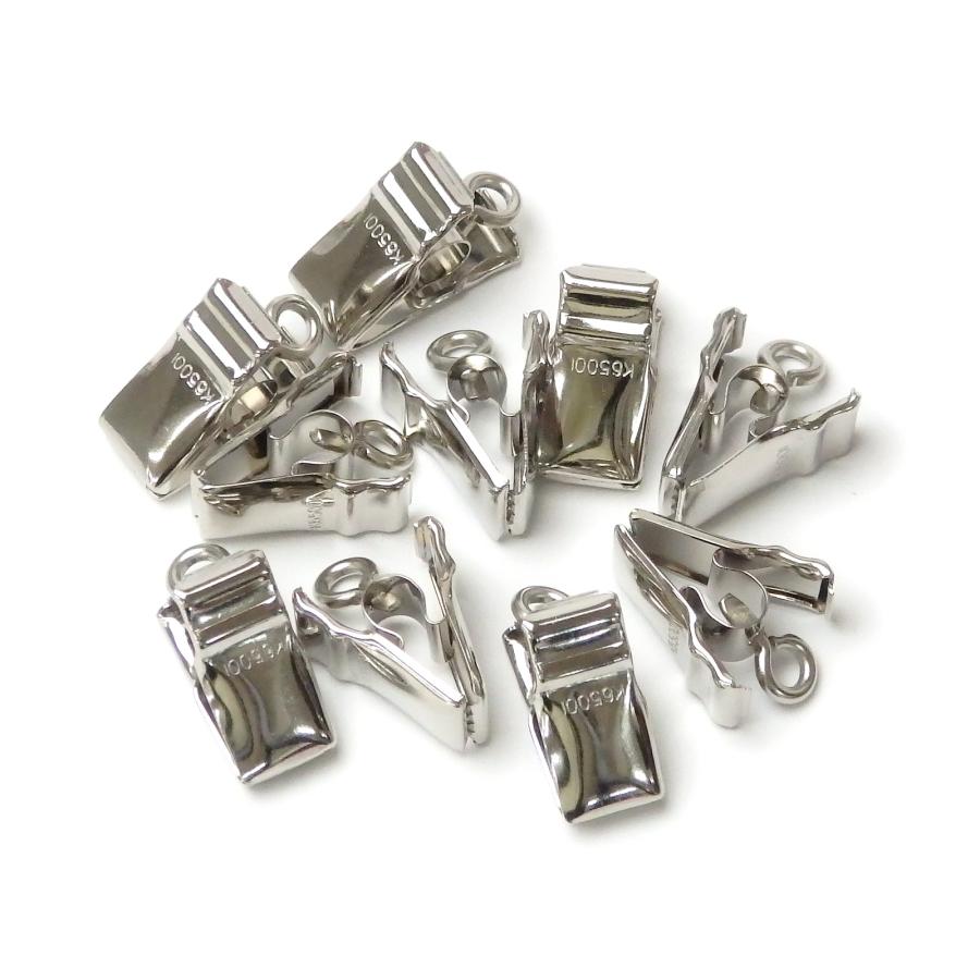 メール便 帽子クリップ 金具 お得な 5ペア （10個） アクセサリー金具 ワニグチクリップ ワニ口クリップ ハットクリップ テーブルクロスウェイト マスククリップ |  | 01