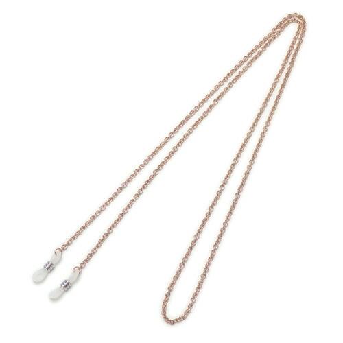 メール便 メガネチェーン シンプル アズキチェーン 眼鏡チェーン ゴールド色 シルバー色 ピンクゴールド色 ガンメタ色 ホワイトデー ギフトに プレゼントに |  | 06