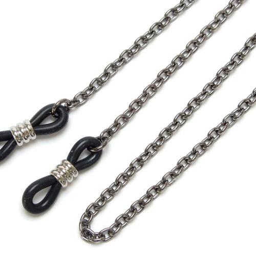 メール便 メガネチェーン シンプルチェーン 眼鏡チェーン アズキチェーン ピンクゴールド色 ガンメタ色 金 銀 マスクチェーン マスクストラップ |  | 09