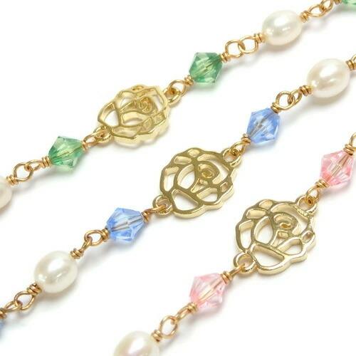 メール便 帽子クリップ ロングタイプ 淡水真珠 情熱の薔薇 帽子留め レディース ハットクリップ ハットキーパー マスクバンド 敬老の日 ギフトに プレゼントに |  | 05