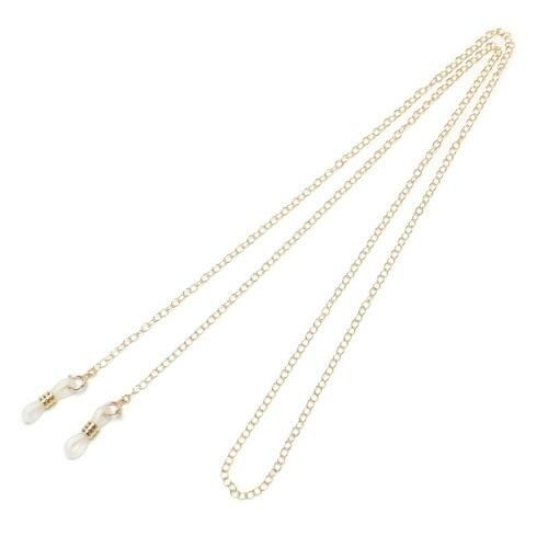 メガネチェーン K18 金 丸線あずき 18金 ゴールドチェーン ネックレスになる 2WAY ゴールド 眼鏡チェーン 母の日 父の日 敬老の日 マスクチェーン 爆買 |  | 01