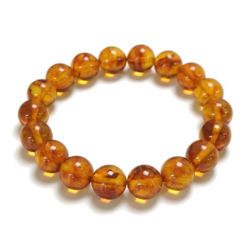 琥珀 念珠 ブレスレット 10mm 玉 コハク アンバー 念誦 ブレスレット 風水 パワーストーン ブレス クリスマス ギフトに プレゼントに |  | 01