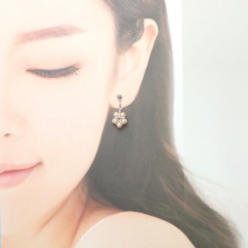 メール便 ピアス イヤリング ペンタゴンスターフラワー パール お花パール フックピアス 淡水真珠 淡水パール レディース プチプラ ステンレスピアス |  | 06