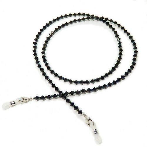 ギフトケース入り ネックレスになる メガネチェーン キラキラ スワロフスキー 贅沢2WAY 眼鏡チェーン 母の日 父の日 敬老の日 風水カラー マスクチェーン |  | 12