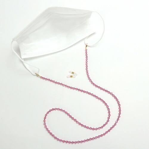 ギフトケース入り ネックレスになる メガネチェーン キラキラ スワロフスキー 贅沢2WAY 眼鏡チェーン 母の日 父の日 敬老の日 風水カラー マスクチェーン |  | 13