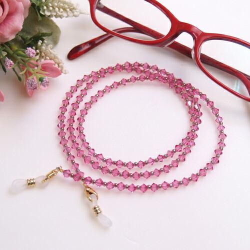 クロネコ便 ギフトケース付きネックレスになる メガネチェーン キラキラ スワロフスキー 贅沢2WAY 眼鏡チェーン 母の日 父の日 敬老の日 マスクチェーン |  | 07