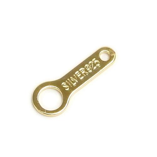 メール便 シルバー 板ダルマ 1枚 プレート 銀製 Ag シルバー925 銀色 金色 アクセサリーパーツ ダルマカン 接続金具 ジュエリーパーツ 金具 1個 |  | 02