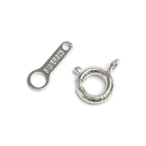 メール便 シルバー 引き輪 ＆ 板ダルマ ヒキワ 1セット 6mm 銀色 金色 プレート 銀製 Ag ひきわ 6ミリ 925 ゴールドカラー パーツ 金具 silver_s |  | 01