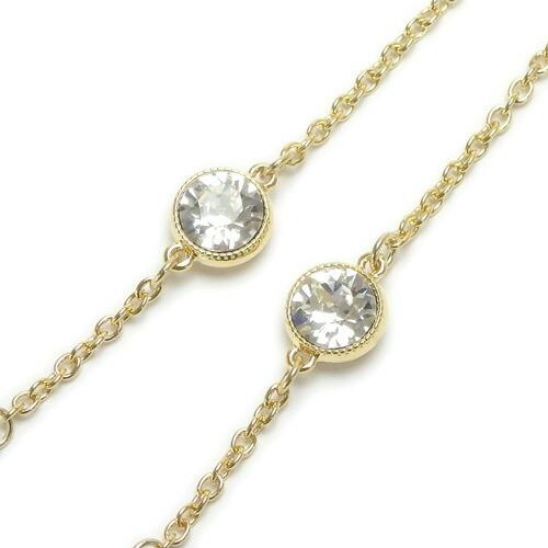 メール便 メガネチェーン 大粒ビジュー ラウンド スワロフスキー 金色 ゴールドカラー マスクチェーン シトラスグリーン クリスマス ギフトに プレゼントに |  | 11