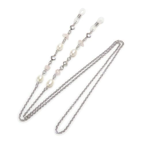 メール便 メガネチェーン 天然石 ＆ 淡水真珠 淡水パール 天然石 アメジスト ペリドット さざれ 眼鏡チェーン 風水 マスクチェーン マスク紐 マスクストラップ |  | 05