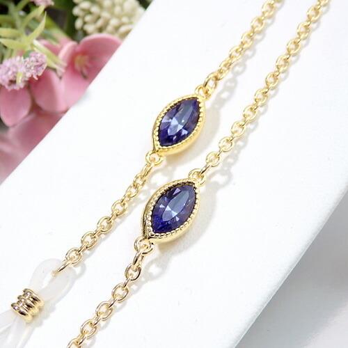 メール便 大粒ビジュースワロ メガネチェーン マーキス クリスタル スワロフスキー 眼鏡チェーン ハロウィン ギフトに プレゼントに シトラスグリーン |  | 05