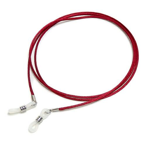 メール便 メガネチェーン フランス製 サテンコード カラフル シンプル 眼鏡チェーン グラスコード 軽量 眼鏡紐 マスクチェーン |  | 03