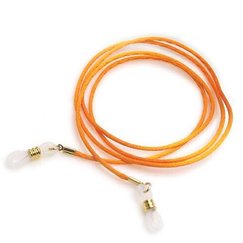 メール便 メガネチェーン フランス製 サテンコード カラフル シンプル 眼鏡チェーン グラスコード 軽量 眼鏡紐 マスクチェーン |  | 05