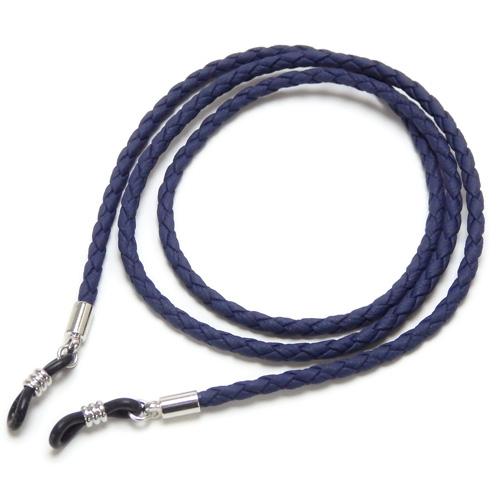 メール便 四つ編み エコレザー メガネチェーン めがねコード レザー調 合皮 グラスコード 男女兼用 メンズ レディース マスクチェーン マスクストラップ |  | 10