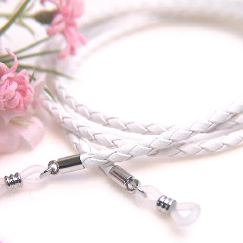 メール便 四つ編み エコレザー メガネチェーン めがねコード レザー調 合皮 グラスコード 男女兼用 メンズ レディース マスクチェーン マスクストラップ |  | 11