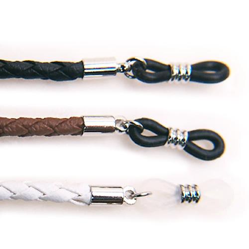 メール便 四つ編み エコレザー メガネチェーン めがねコード レザー調 合皮 グラスコード 男女兼用 メンズ レディース マスクチェーン マスクストラップ |  | 04