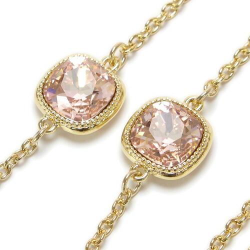 大粒ビジュースワロ メガネチェーン スクエア スワロフスキー 金色 めがねチェーン ゴールドカラー シトラスグリーン 敬老の日 ギフトに プレゼントに |  | 03