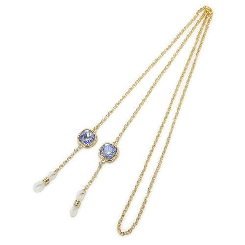 大粒ビジュースワロ メガネチェーン スクエア スワロフスキー 金色 めがねチェーン ゴールドカラー シトラスグリーン クリスマス ギフトに プレゼントに |  | 06