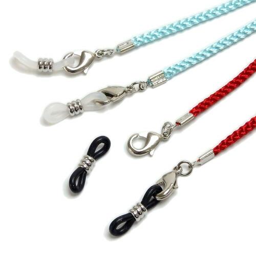 メール便 江戸打ち 組紐 メガネチェーン グラスコード 組み紐 メガネ紐 眼鏡コード 日本製 男性用 女性用 メンズ レディース 軽量 マスクチェーン |  | 18