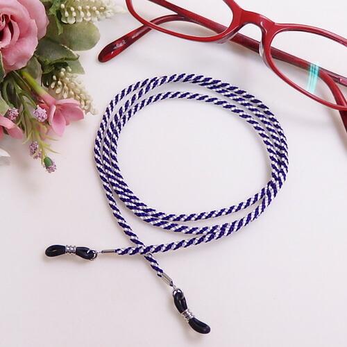 メール便 江戸打ち 組紐 メガネチェーン グラスコード 組み紐 メガネ紐 眼鏡コード 日本製 男性用 女性用 メンズ レディース 軽量 マスクチェーン |  | 07