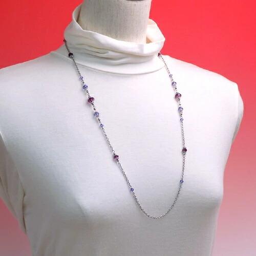 メール便 ネックレスになる メガネチェーン エレガント スワロフスキー ネックレス 眼鏡チェーン グラスコード マスクチェーン ギフトに プレゼントに |  | 07