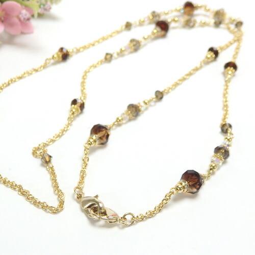 クロネコ便 ギフトケース付き ネックレスになる メガネチェーン エレガント スワロフスキー ネックレス マスクチェーン クリスマス ギフトに プレゼントに |  | 11