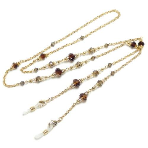 クロネコ便 ギフトケース付き ネックレスになる メガネチェーン エレガント スワロフスキー ネックレス マスクチェーン クリスマス ギフトに プレゼントに |  | 02