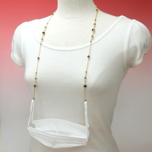 クロネコ便 ギフトケース付き ネックレスになる メガネチェーン エレガント スワロフスキー ネックレス マスクチェーン クリスマス ギフトに プレゼントに |  | 06