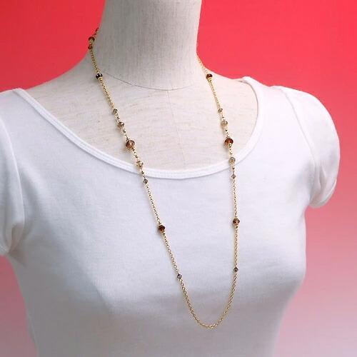 クロネコ便 ギフトケース付き ネックレスになる メガネチェーン エレガント スワロフスキー ネックレス マスクチェーン クリスマス ギフトに プレゼントに |  | 08