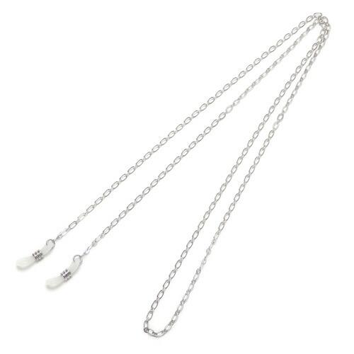 メール便 メガネチェーン フィガロ チェーン ゴールド色 シルバー色 ピンクゴールドカラー ガンメタ マスクチェーン バレンタイン ギフトに プレゼントに |  | 01