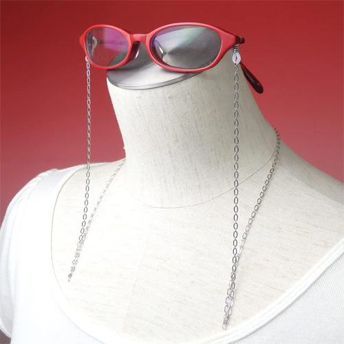 メール便 メガネチェーン フィガロ チェーン ゴールド色 シルバー色 ピンクゴールドカラー ガンメタ めがねチェーン 眼鏡チェーン 金 銀 マスクチェーン |  | 02