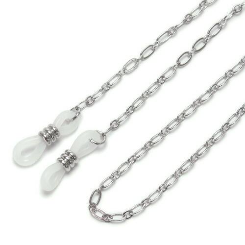 メール便 メガネチェーン フィガロ チェーン ゴールド色 シルバー色 ピンクゴールドカラー ガンメタ マスクチェーン バレンタイン ギフトに プレゼントに |  | 03