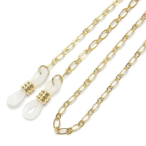 メール便 メガネチェーン フィガロ チェーン ゴールド色 シルバー色 ピンクゴールドカラー ガンメタ めがねチェーン 眼鏡チェーン 金 銀 マスクチェーン |  | 04