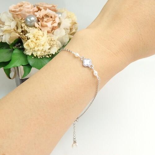 メール便 ブレスレット セレブフラワー 淡水パール ホワイト ターコイズカラー 淡水真珠 バロックパール バレンタイン ギフトに プレゼントに |  | 06