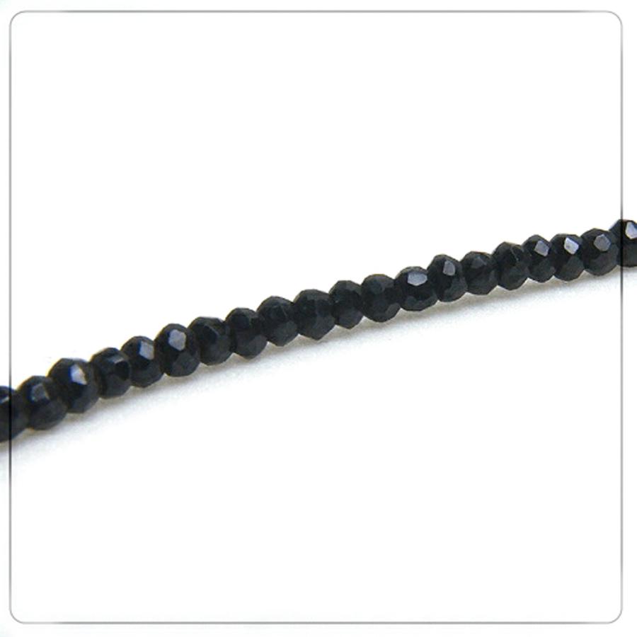 メール便 ブラックスピネル アンクレット クラウン 男性用 メンズ レディース 天然石 パワーストーン バレンタイン ギフトに プレゼントに |  | 02